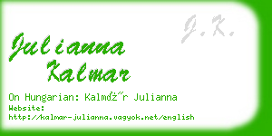 julianna kalmar business card